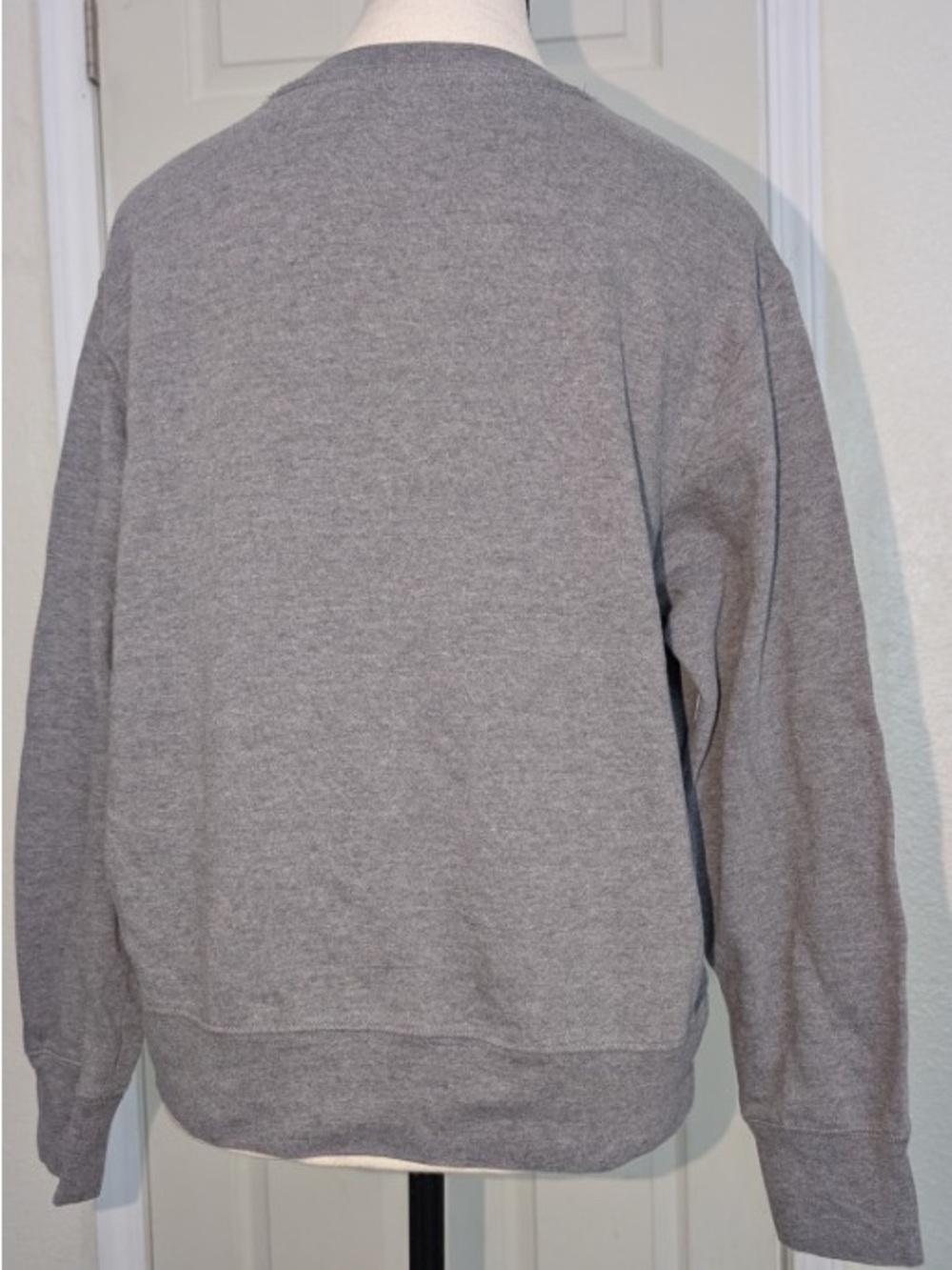 Next Level Apparel Men's Gray Crewneck Sweater